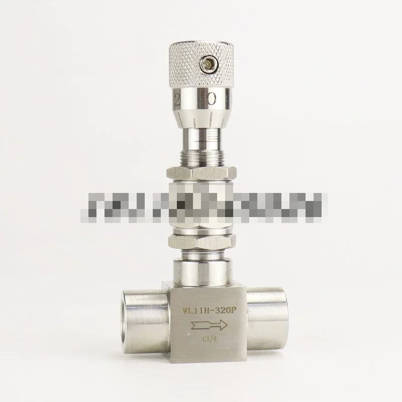 Stainless steel regulating valve calibration micro regulating valve flow regulating valve WL11H-320P G1/4 G1/8
Stainless steel regulating valve calibration micro regulating valve flow regulating valve WL11H-320P G1/4 G1/8