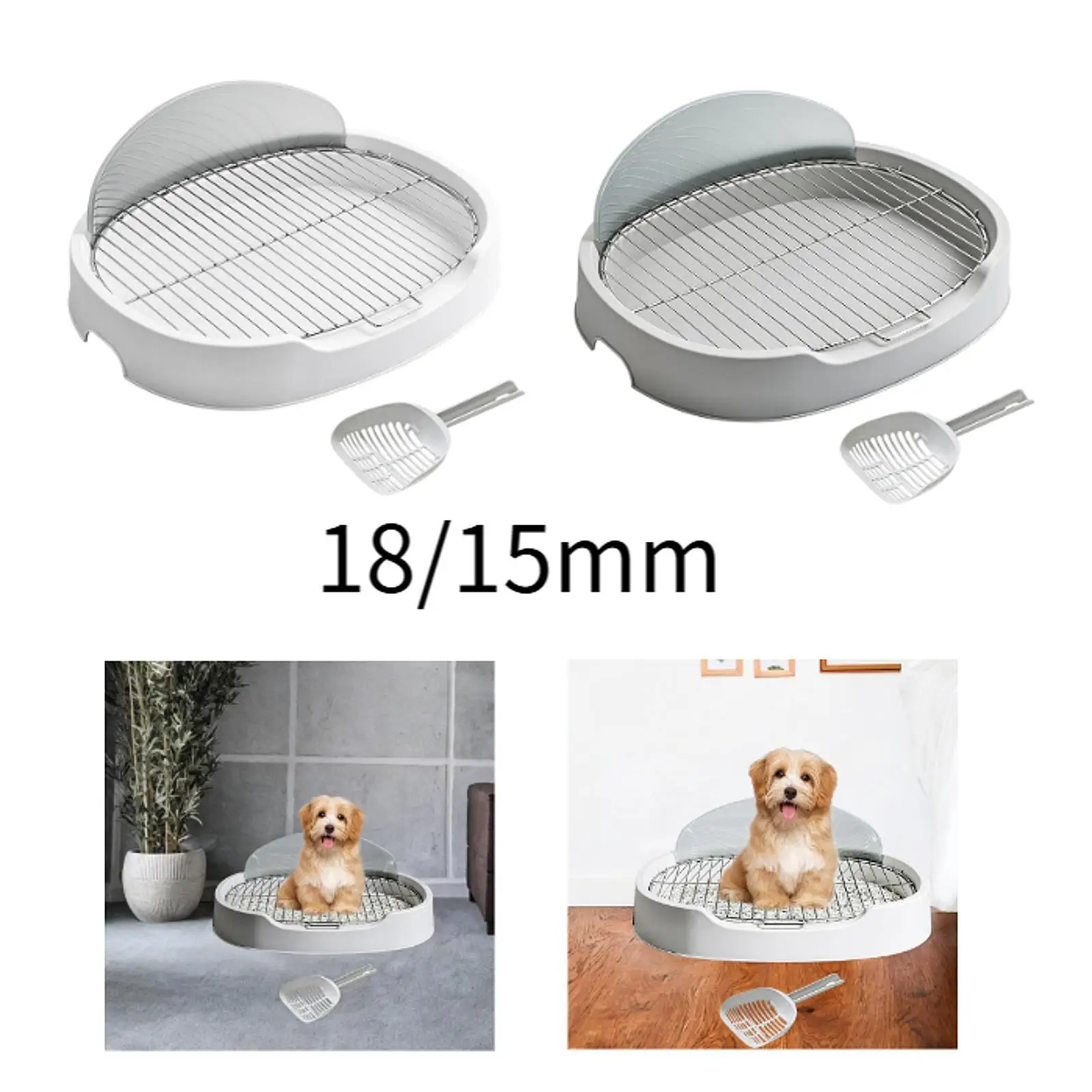 Dog Toilet Tray Training Indoor Potty Tray Raised Guard Litter Box Stable Cleaning Tool for Small Dogs
Dog Toilet Tray Training Indoor Potty Tray Raised Guard Litter Box Stable Cleaning Tool for Small Dogs