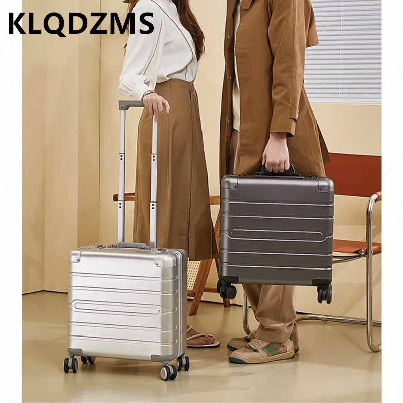 KLQDZMS 18 Inch Handheld Travel Suitcase All Aluminum Magnesium Alloy Boarding Box Men's Trolley Case Business Rolling Luggage
KLQDZMS 18 Inch Handheld Travel Suitcase All Aluminum Magnesium Alloy Boarding Box Men's Trolley Case Business Rolling Luggage
