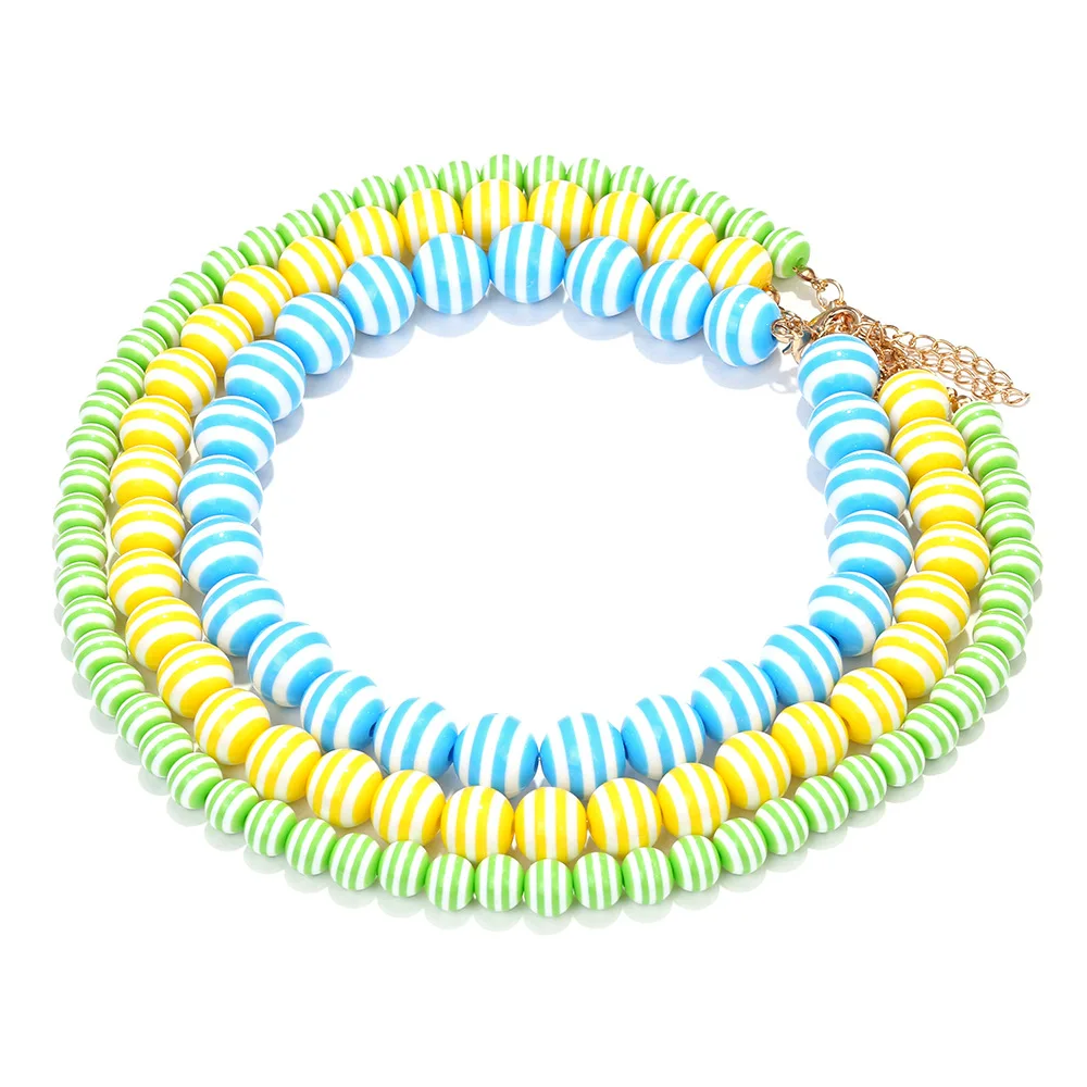 ZAA Colorful Resin Beaded Multilayer Choker Necklaces for Women Boho Summer Beach Party Jewelry Gifts
ZAA Colorful Resin Beaded Multilayer Choker Necklaces for Women Boho Summer Beach Party Jewelry Gifts