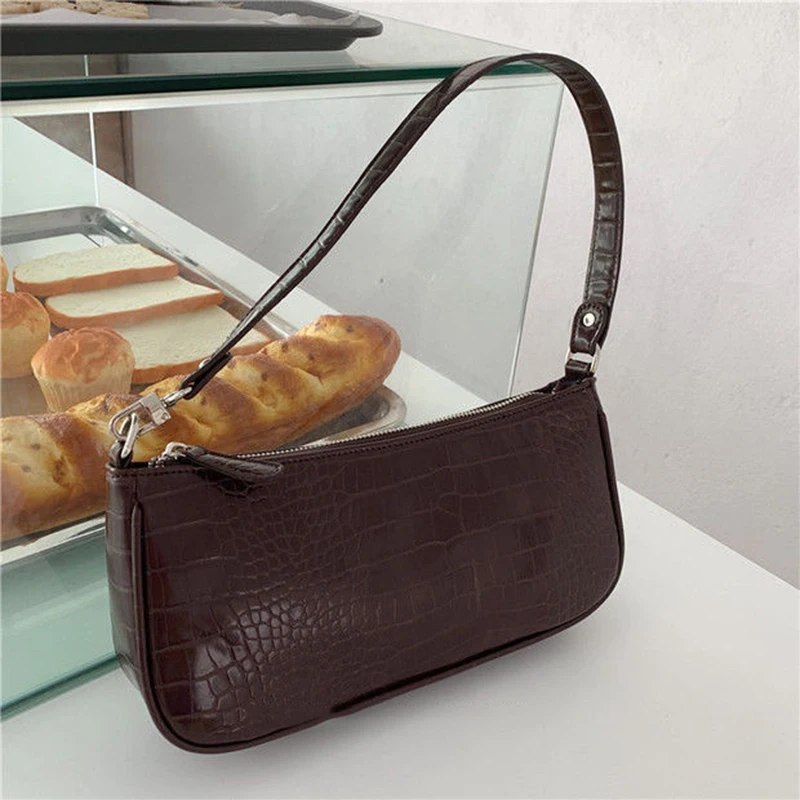 French Design Ladies Retro Armpit Bag Crocodile Pattern PU Leather Women Shoulder Bags Solid Color Girls Clutch Purse Handbags
French Design Ladies Retro Armpit Bag Crocodile Pattern PU Leather Women Shoulder Bags Solid Color Girls Clutch Purse Handbags