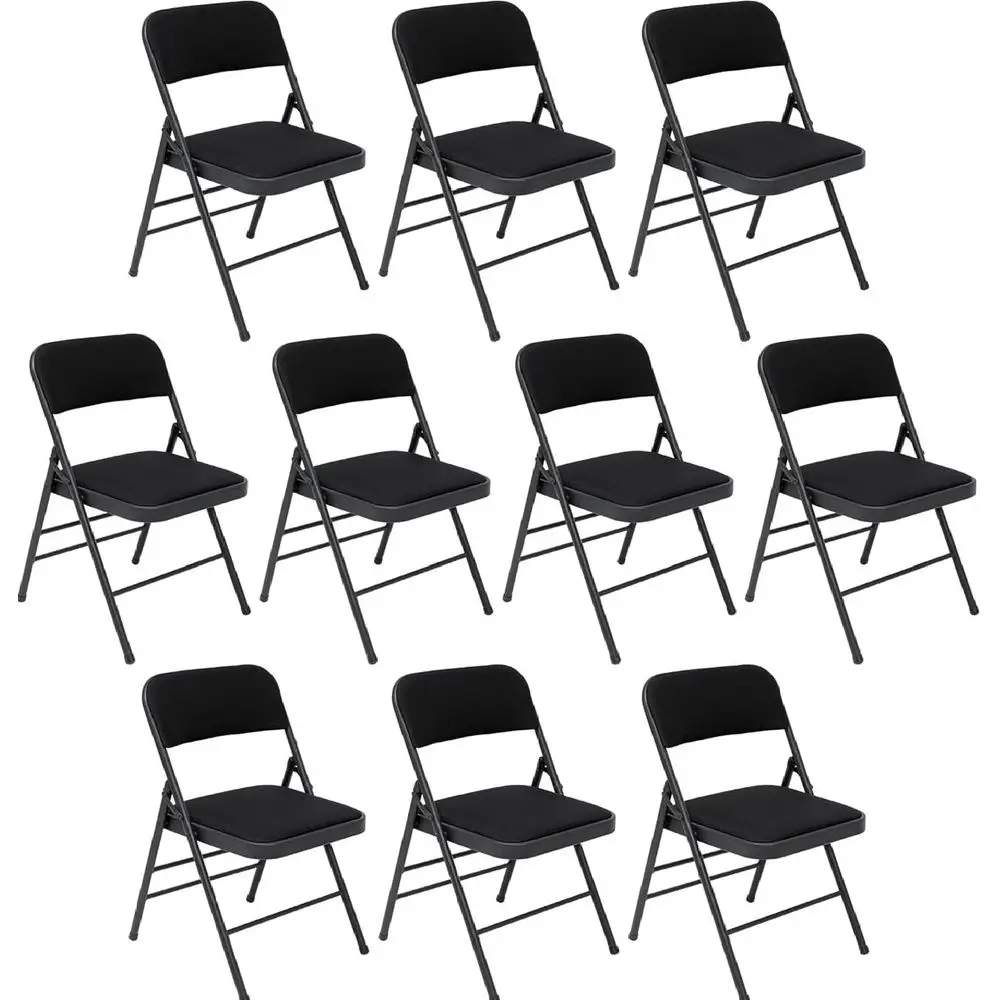 10-Pack Bulk Stackable Chairs with Padded Cushion and Backrest, Ideal for Conference Rooms, Churches, and Commercial Events, Spa
10-Pack Bulk Stackable Chairs with Padded Cushion and Backrest, Ideal for Conference Rooms, Churches, and Commercial Events, Spa