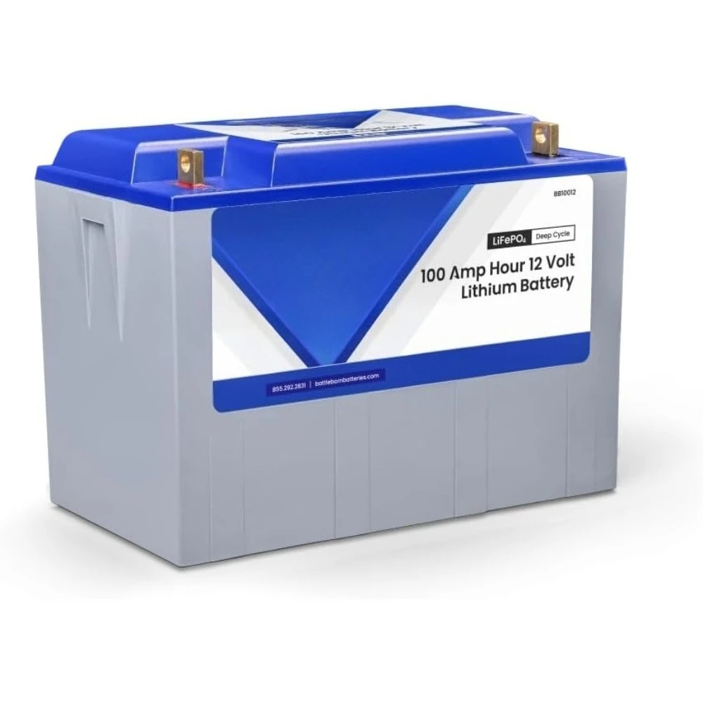 100Ah 12V Lithium-Ion (LiFePO4) RV, Marine, Solar, & Off Grid Battery - Internal BMS, High & Low Temperature Protection -
100Ah 12V Lithium-Ion (LiFePO4) RV, Marine, Solar, & Off Grid Battery - Internal BMS, High & Low Temperature Protection -
