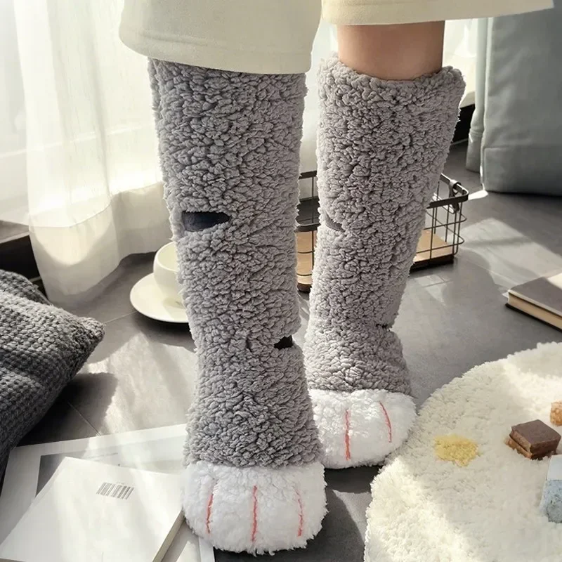 Thickened Fleece Socks Winter Leg Warmers Long Socks Cute Cat Paw Girls Cosplay Socks Winter Warm Foot Cover Socks Slippers New
Thickened Fleece Socks Winter Leg Warmers Long Socks Cute Cat Paw Girls Cosplay Socks Winter Warm Foot Cover Socks Slippers New
