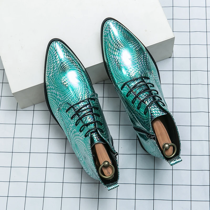 Large Size Spring Autumn Men Classic Fashionable High Top Boots Pointed Smooth Studio Fashionable Boot Hairstylist
Large Size Spring Autumn Men Classic Fashionable High Top Boots Pointed Smooth Studio Fashionable Boot Hairstylist