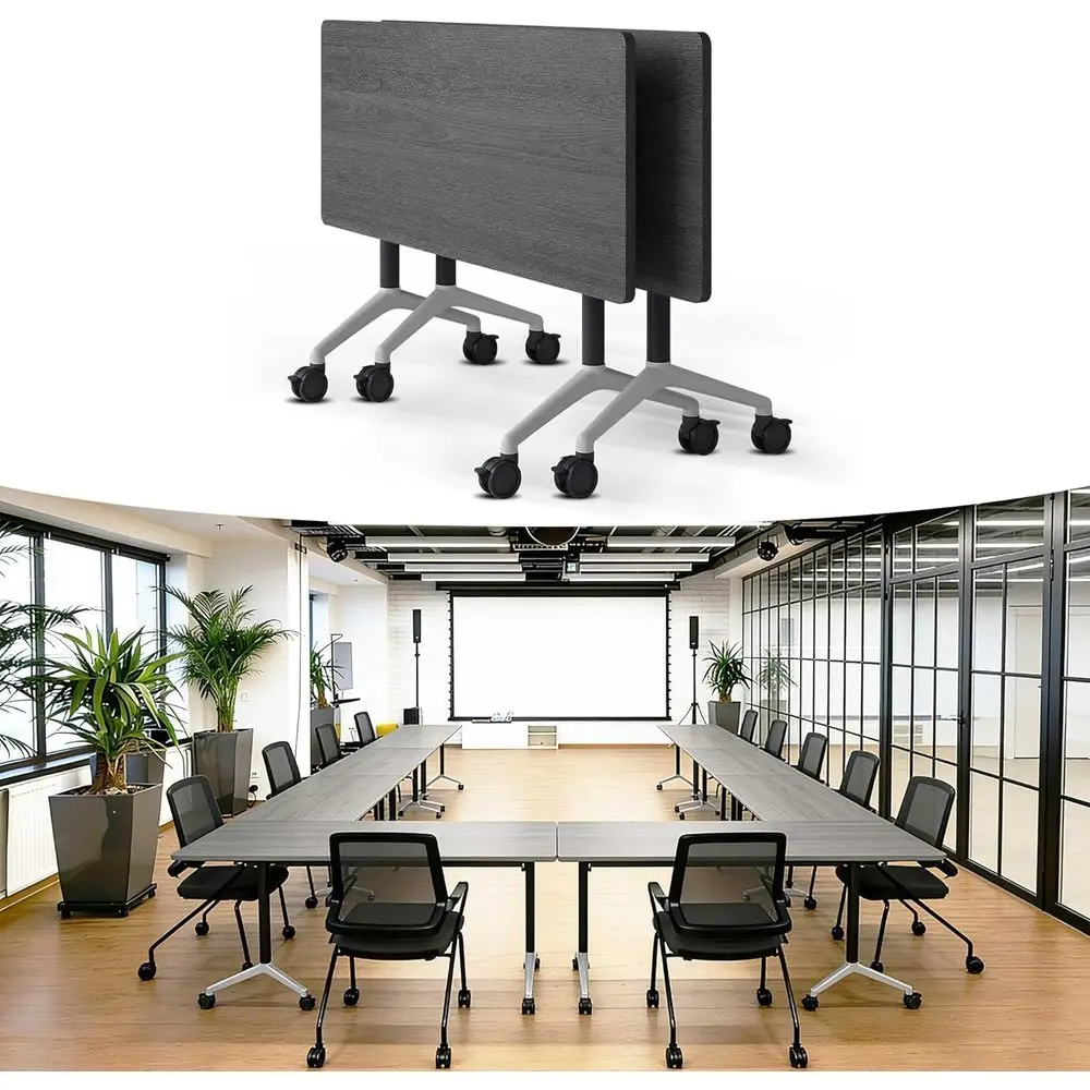 Adjustable Height Mobile Conference Table for 2-30 People, Suitable for Seminar and Training Rooms
Adjustable Height Mobile Conference Table for 2-30 People, Suitable for Seminar and Training Rooms