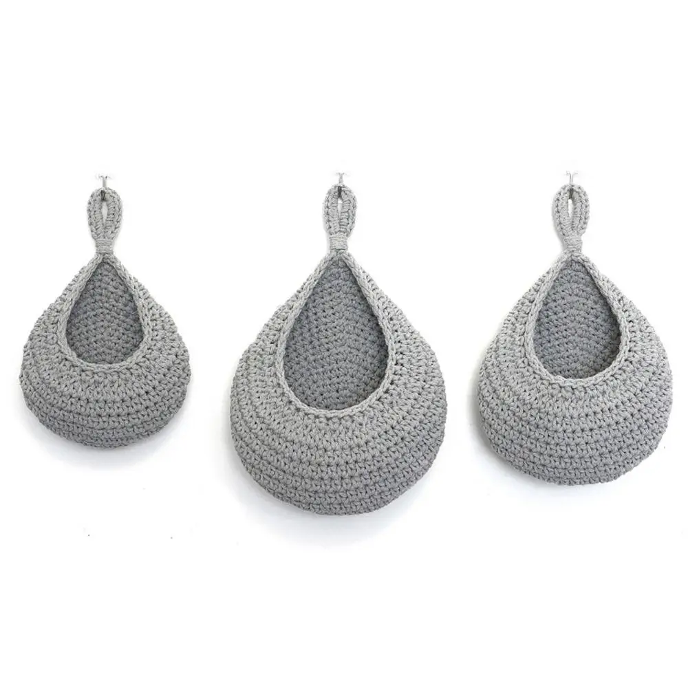 Wall Mounted Handwoven Storage Basket Hanging Net Breathable Vegetable Fruit Basket Cotton Rope Creative
Wall Mounted Handwoven Storage Basket Hanging Net Breathable Vegetable Fruit Basket Cotton Rope Creative