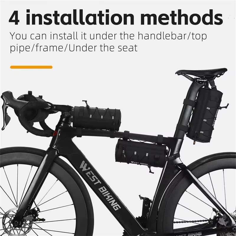 Bike Front Bag Large Capacity Storage Waterproof Multifunction Cycling Handlebar Bag Road MTB Bicycle Frame Tube Bag
Bike Front Bag Large Capacity Storage Waterproof Multifunction Cycling Handlebar Bag Road MTB Bicycle Frame Tube Bag