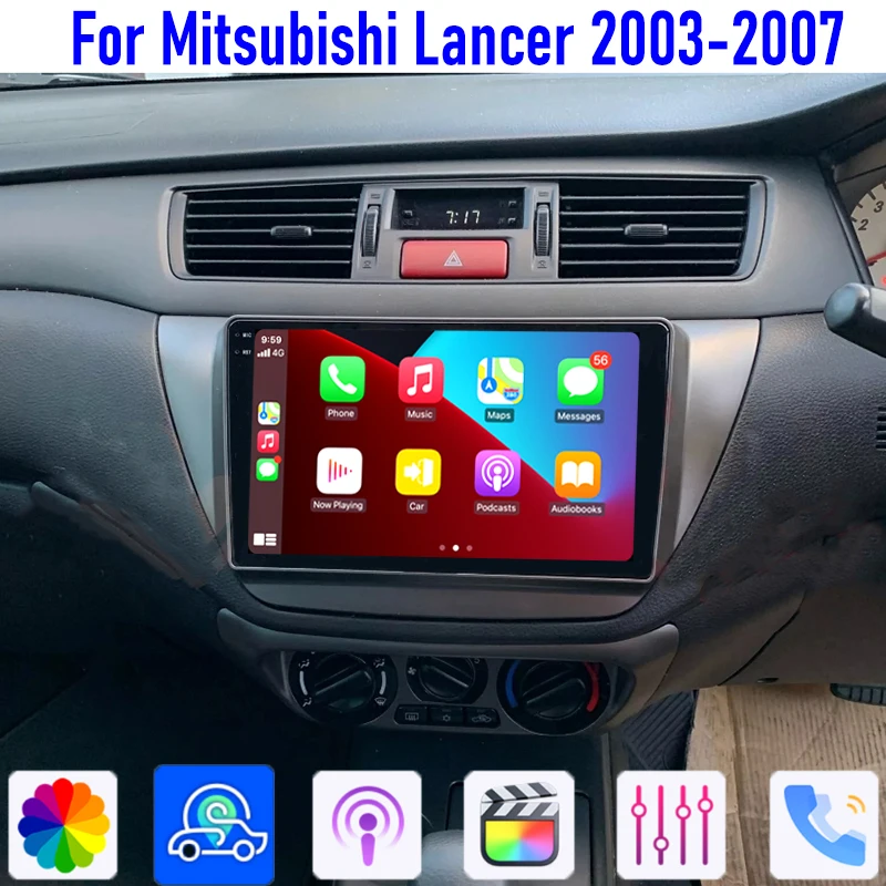 9'' For Mitsubishi Lancrt 2003-2007 Car Radio GPS Wireless Apple Carplay Android 13 Auto Google Map Steering Wheel Control WIFI
9'' For Mitsubishi Lancrt 2003-2007 Car Radio GPS Wireless Apple Carplay Android 13 Auto Google Map Steering Wheel Control WIFI