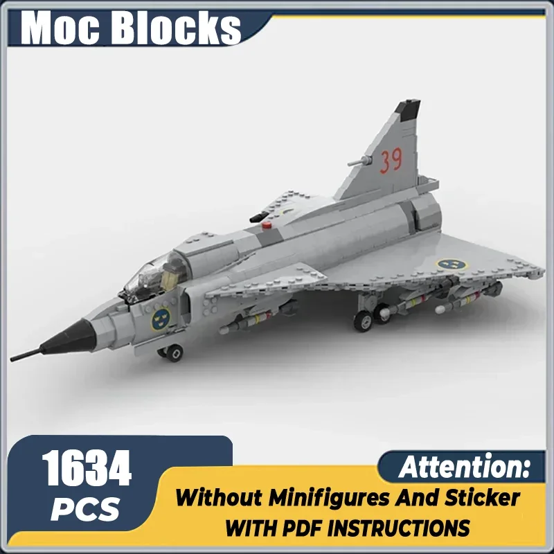 1: 35 JA AJ-37 Viggen Fighter Moc Building Bricks Military Model Technology Modular Blocks Gift Christmas Toys DIY Sets Assembly
1: 35 JA AJ-37 Viggen Fighter Moc Building Bricks Military Model Technology Modular Blocks Gift Christmas Toys DIY Sets Assembly