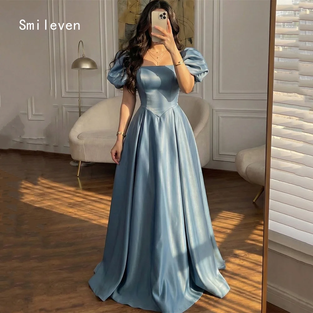 Smileven Luxury A Line Prom Dress Classical Square Collar Halter Party Gowns Puff Sleeve Formal Occassion Dress Customized 2026
Smileven Luxury A Line Prom Dress Classical Square Collar Halter Party Gowns Puff Sleeve Formal Occassion Dress Customized 2026