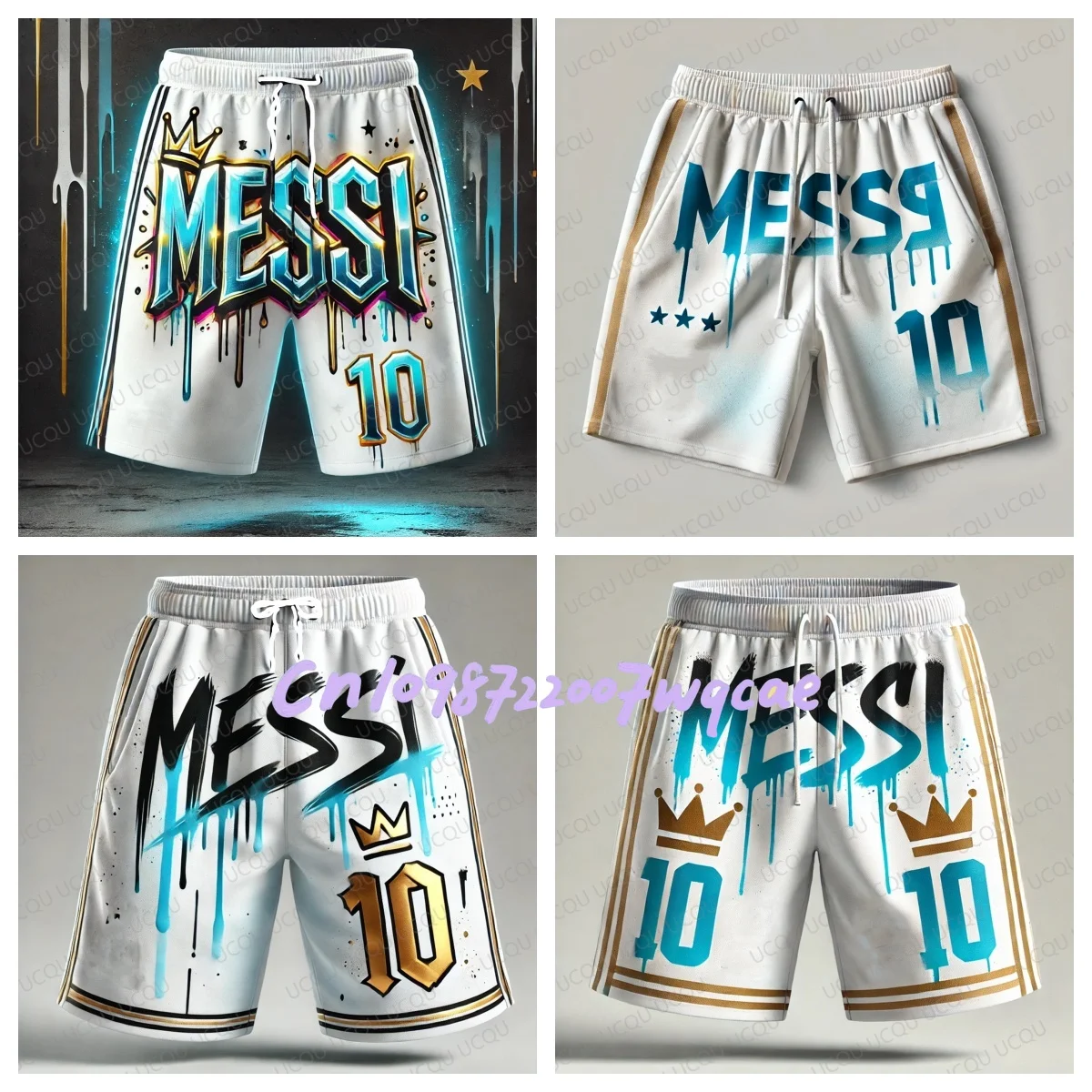 Football Shorts 3d Printing Comfortable Quick-drying Sweat-absorbing Messi Sports Fitness Fashion Leisure Vacation Moto 2025
Football Shorts 3d Printing Comfortable Quick-drying Sweat-absorbing Messi Sports Fitness Fashion Leisure Vacation Moto 2025