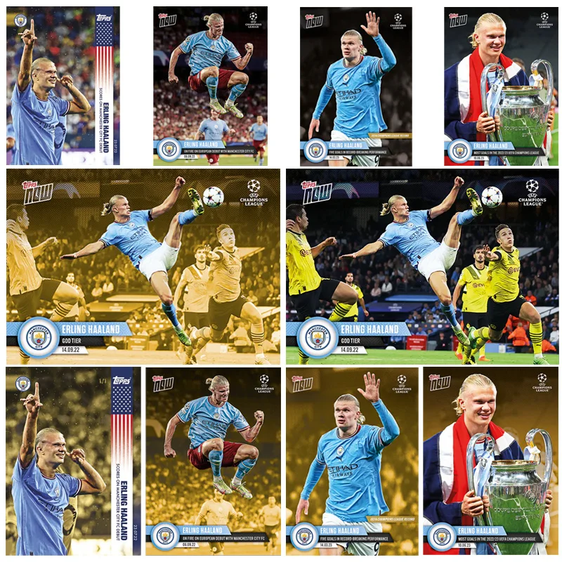 Topps Now UCL Erling Haaland Manchester City Fc Diy Домашняя футбольная звезда Коллекционные карты Коллекция подарков на день рождения
Topps Now UCL Erling Haaland Manchester City Fc Diy Домашняя футбольная звезда Коллекционные карты Коллекция подарков на день рождения