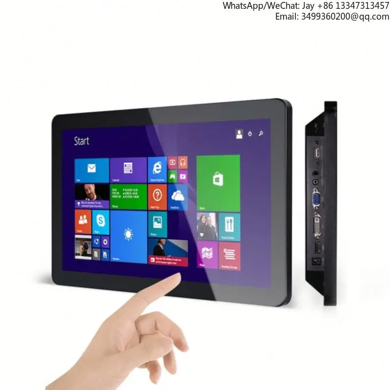 10.1 15.6 21.5 Inch PCAP Wall Mount HD Android RK3288 Medical Industrial All In One PC Touch Screen