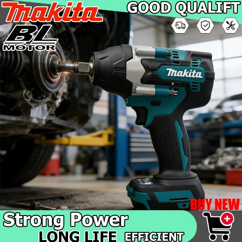 Аккумуляторный ударный гайковерт Makita DTW700, 1000 Нм, бесщеточный, электрический инструмент, отвертка, высокий крутящий момент, для авторемонта, 18В
Аккумуляторный ударный гайковерт Makita DTW700, 1000 Нм, бесщеточный, электрический инструмент, отвертка, высокий крутящий момент, для авторемонта, 18В
