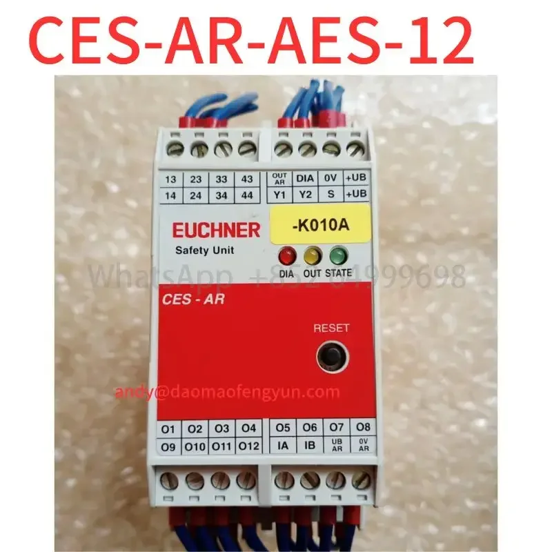 Second-hand Safety relay CES-AR-AES-12
Second-hand Safety relay CES-AR-AES-12