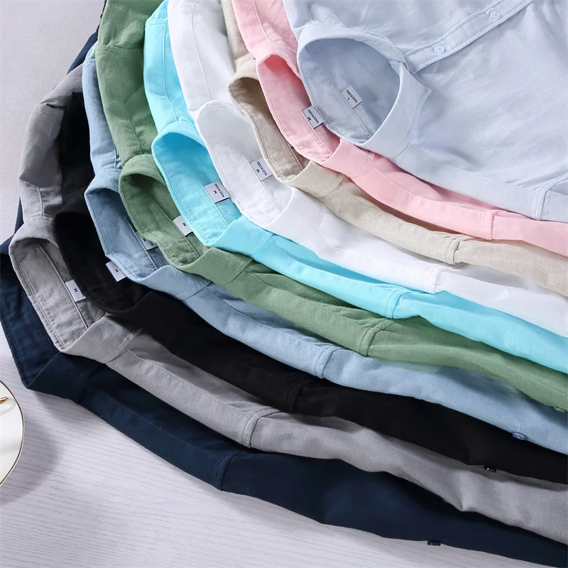Classy Linen Cotton Blend Shirts For Men Long Sleeve Solid Color Spring Quality Comfortable Fit Leisure Luxury Camisas De Hombre
Classy Linen Cotton Blend Shirts For Men Long Sleeve Solid Color Spring Quality Comfortable Fit Leisure Luxury Camisas De Hombre