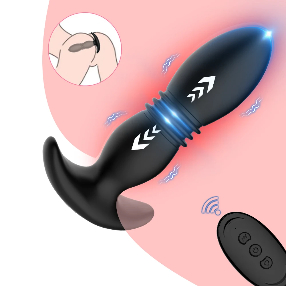 Male Thrust Prostate Massager with Wireless Remote Control Gay Male Anal Plug Wireless Remote Control Anal Plug Couple Sex Toy
Male Thrust Prostate Massager with Wireless Remote Control Gay Male Anal Plug Wireless Remote Control Anal Plug Couple Sex Toy