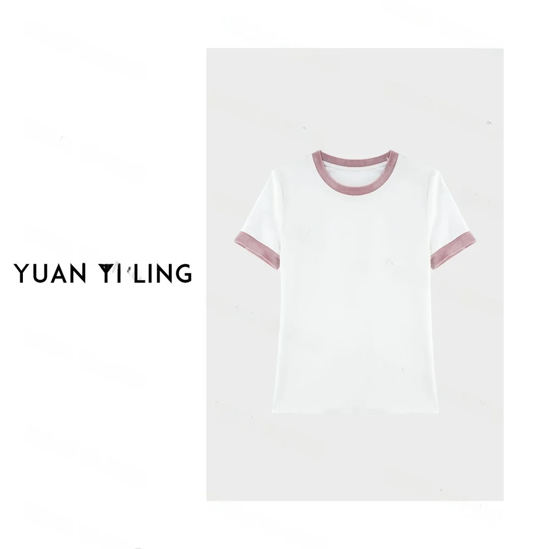 Color Block round Neck Short Sleeve T-Shirt Women's Summer New Fashion Loose Feeling Top Sustainable Casual Style Standard Fit
Color Block round Neck Short Sleeve T-Shirt Women's Summer New Fashion Loose Feeling Top Sustainable Casual Style Standard Fit