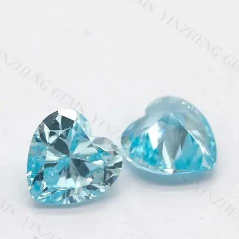 Heart Shape Aquamarine Colour Synthetic Cubic Zirconia Available For High-End Jewelry Making Ring Earring Loose Gemstones
Heart Shape Aquamarine Colour Synthetic Cubic Zirconia Available For High-End Jewelry Making Ring Earring Loose Gemstones