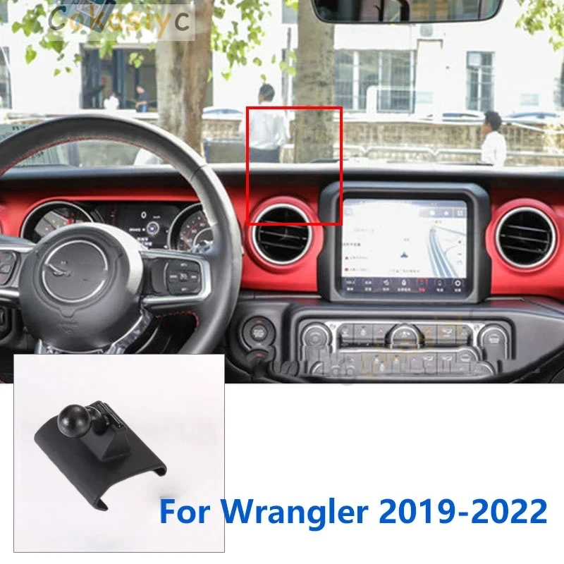 Car Phone Holder Mounts Special For Jeep Wrangler GPS Supporting Fixed Bracket Base 17mm Accessories 2019-2022
Car Phone Holder Mounts Special For Jeep Wrangler GPS Supporting Fixed Bracket Base 17mm Accessories 2019-2022