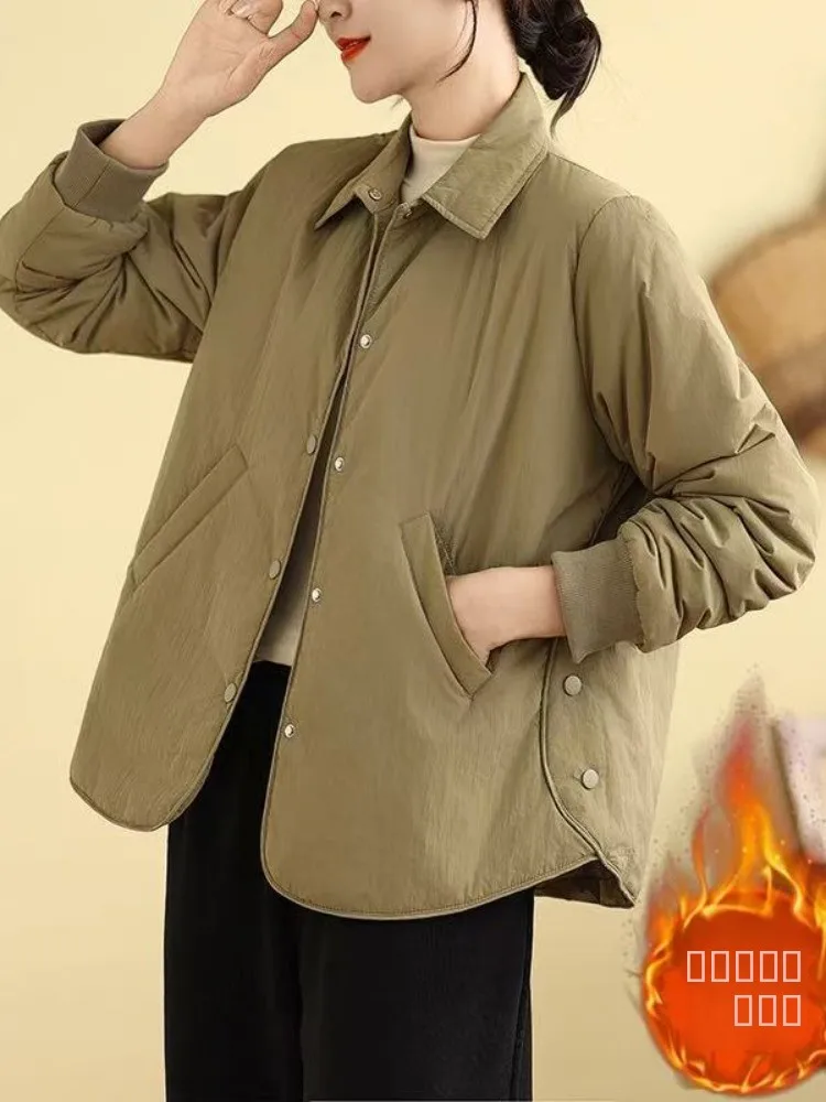 Повседневная хлопковая куртка для женщин, зимняя верхняя одежда свободного кроя, утепленная, классический дизайн с цветовыми блоками
Повседневная хлопковая куртка для женщин, зимняя верхняя одежда свободного кроя, утепленная, классический дизайн с цветовыми блоками