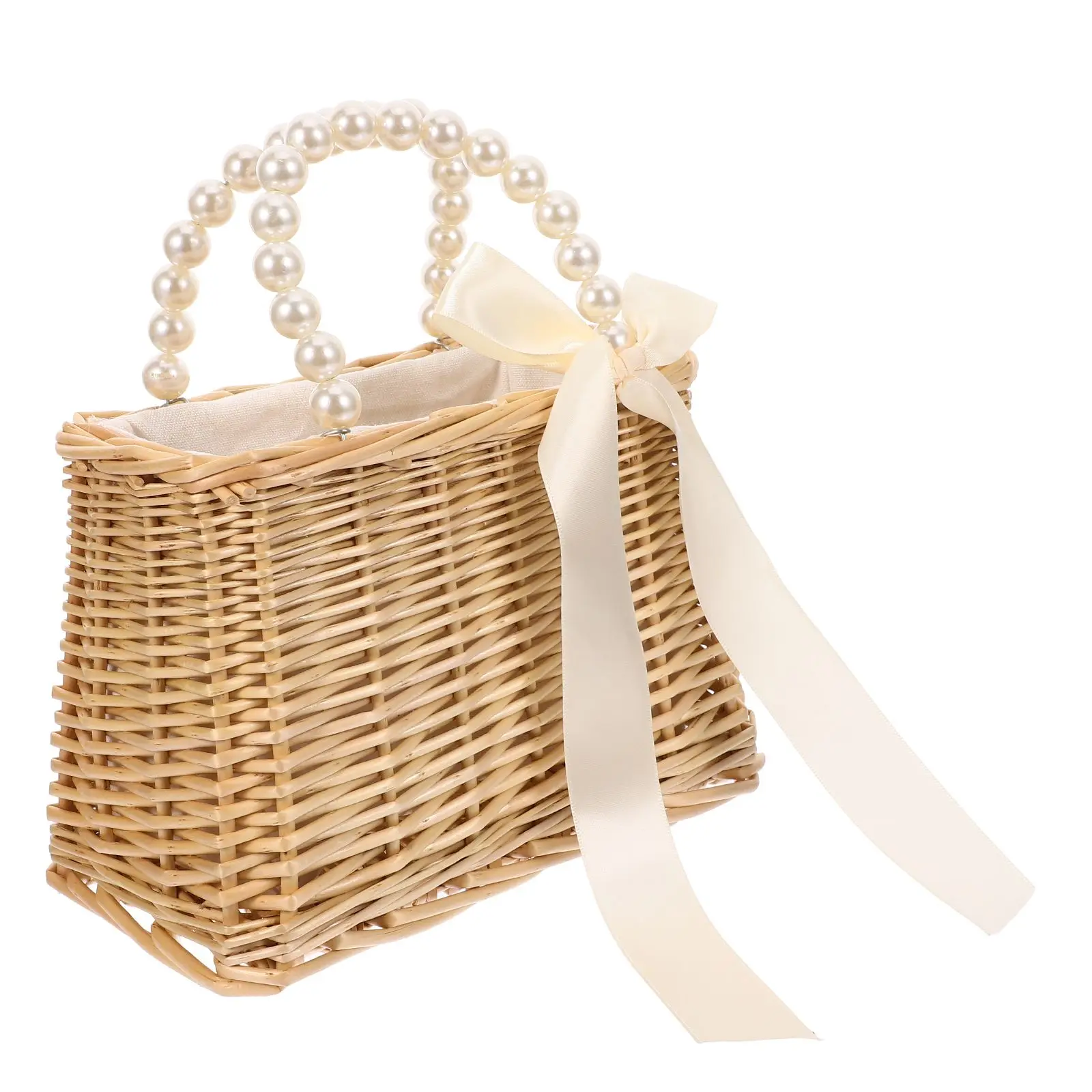 Pearl Straw Beach Bag Large Opening Storage Women Tote Summer Fashion Woman Handbag Portable Bag Straw Handbag
Pearl Straw Beach Bag Large Opening Storage Women Tote Summer Fashion Woman Handbag Portable Bag Straw Handbag