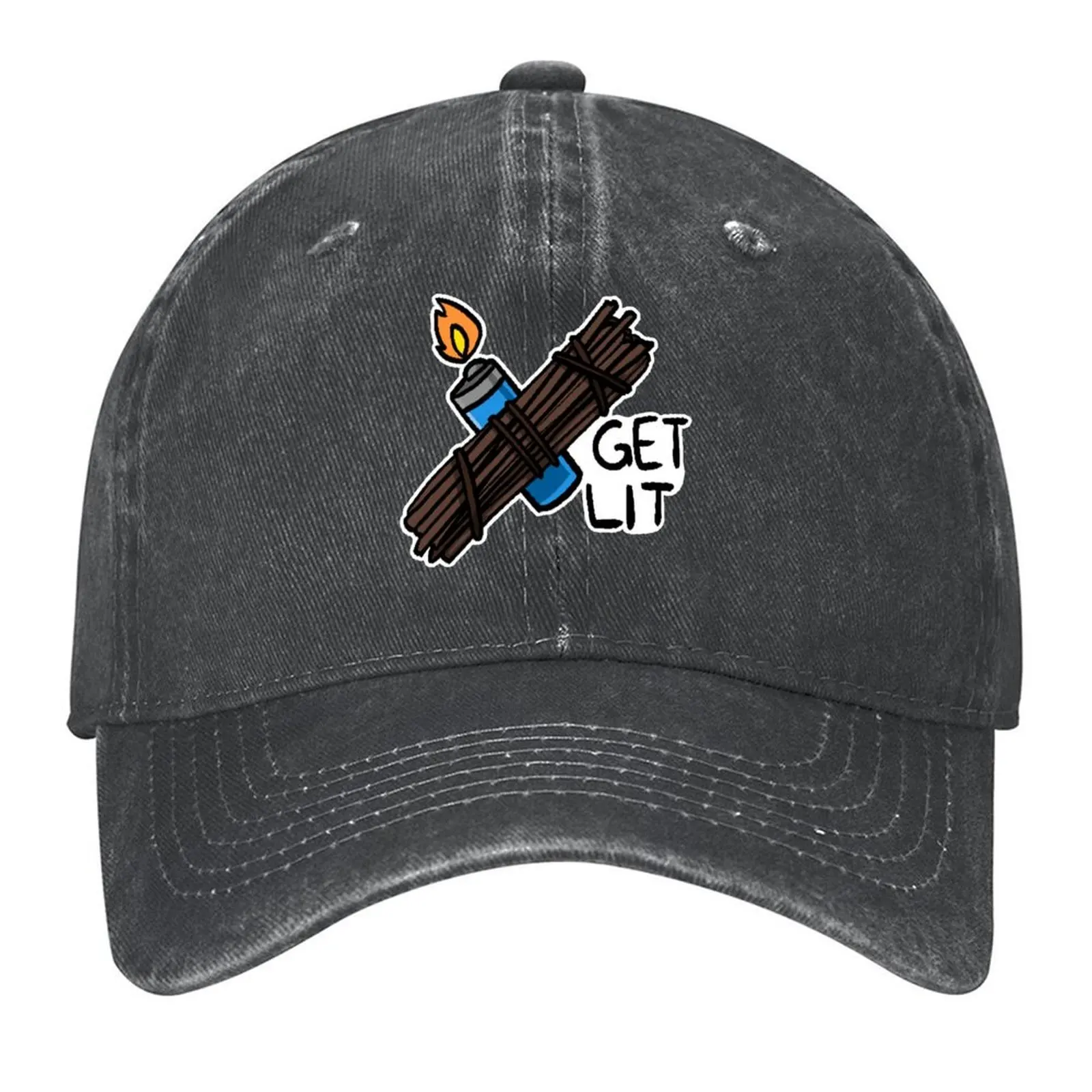 Get Lit! Phasmo Smudge Baseball Cap tactical cap Kids Hat Vintage Designer Hat Men Women's
Get Lit! Phasmo Smudge Baseball Cap tactical cap Kids Hat Vintage Designer Hat Men Women's