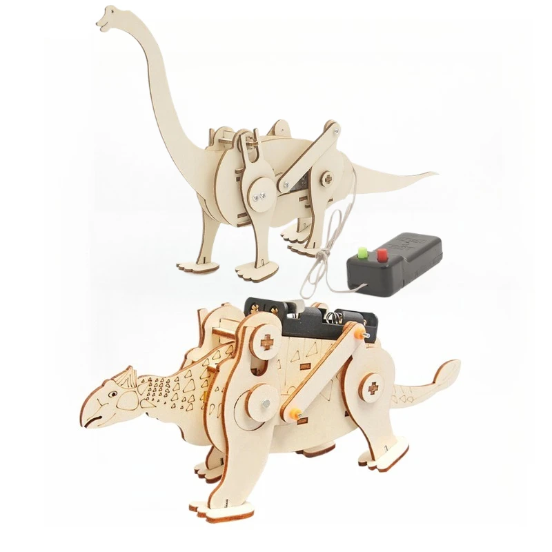 DIY Assembling Dinosaur Models Two Types Handmade Materials Dinosaur Making Toys for Gift Education Wooden Puzzle Games for Kids
DIY Assembling Dinosaur Models Two Types Handmade Materials Dinosaur Making Toys for Gift Education Wooden Puzzle Games for Kids