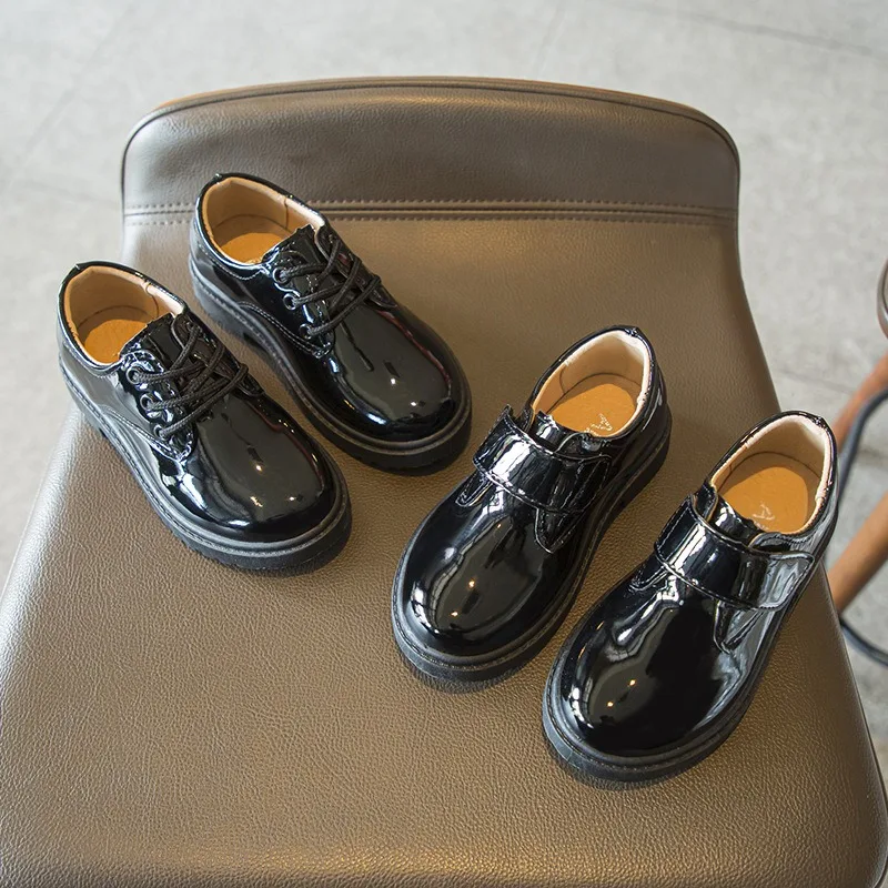 Spring Autumn Boy PU Leather Dress Shoe Performance Black Kids Casual Student Shoe Girl Ceremony Host Flat Formal Shoes Children
Spring Autumn Boy PU Leather Dress Shoe Performance Black Kids Casual Student Shoe Girl Ceremony Host Flat Formal Shoes Children