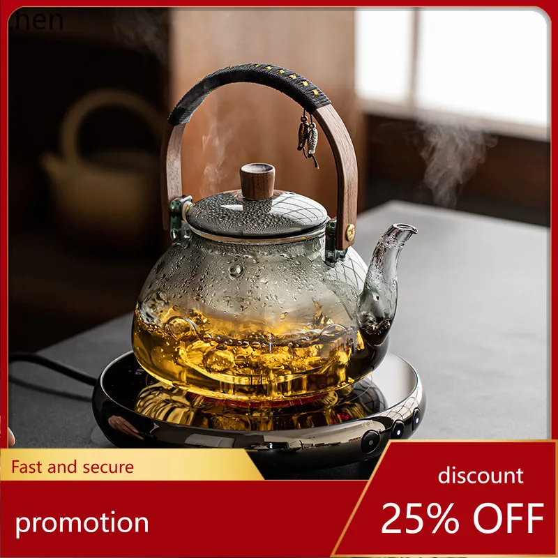ZML glass tea maker for office use, suitable for both steaming and boiling, designed for use with electric ceramic stoves
ZML glass tea maker for office use, suitable for both steaming and boiling, designed for use with electric ceramic stoves