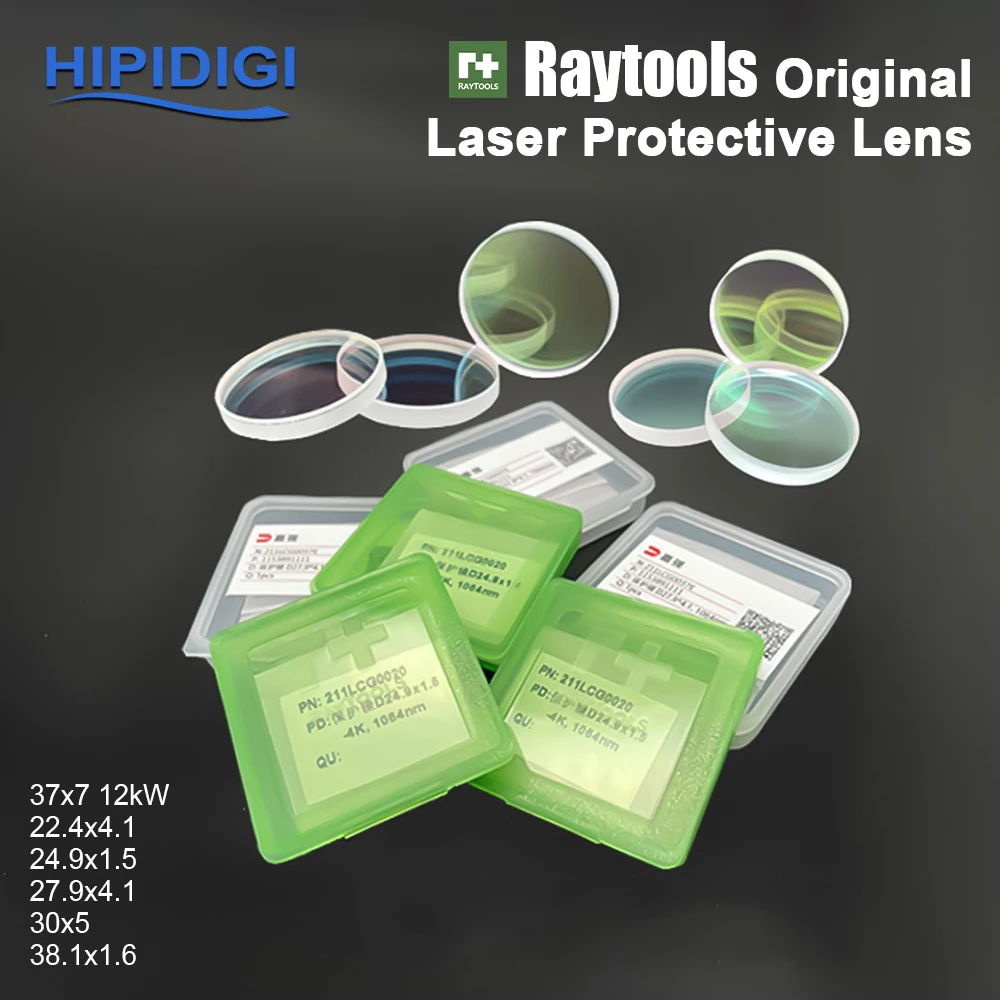 Original Raytools Laser Protective Lens 27.9x4.1 22.35x4.1 Protection Windows for Fiber Laser Head BS12K BT220 BT240S 211LCG002
Original Raytools Laser Protective Lens 27.9x4.1 22.35x4.1 Protection Windows for Fiber Laser Head BS12K BT220 BT240S 211LCG002