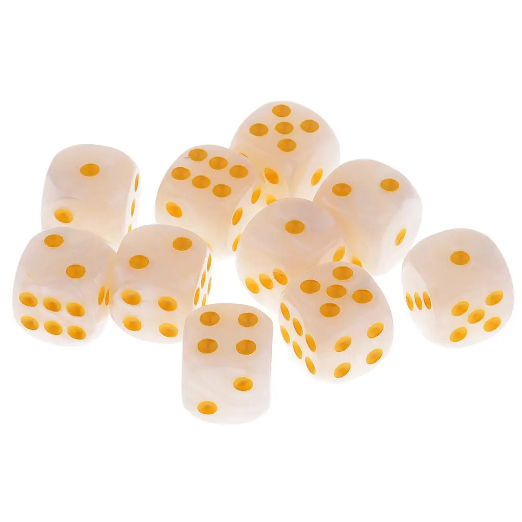 Six Sided Dice Set White Plastic Mini Dice D6 Game Dice for RPG Dungeons and Dragons Play
Six Sided Dice Set White Plastic Mini Dice D6 Game Dice for RPG Dungeons and Dragons Play