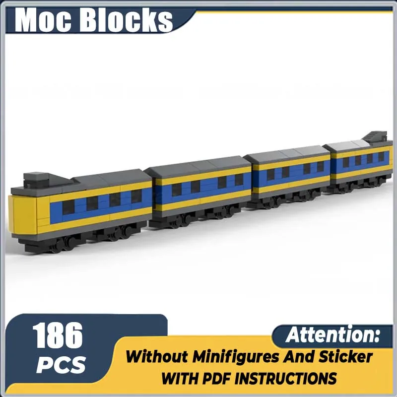 MOC Building Blocks Koploper Train Model Mini Scale DIY Assemble Bricks Educational Creative Collection Display Toy Gifts 186PCS
MOC Building Blocks Koploper Train Model Mini Scale DIY Assemble Bricks Educational Creative Collection Display Toy Gifts 186PCS