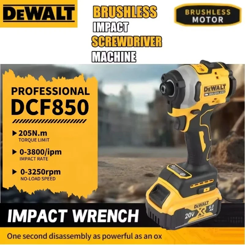 Бесщеточный ударный гайковерт DeWALT DCF850 с высоким крутящим моментом 205 Н·м, 250 об/мин, интеллектуальные инструменты для аккумуляторов Dewalt
Бесщеточный ударный гайковерт DeWALT DCF850 с высоким крутящим моментом 205 Н·м, 250 об/мин, интеллектуальные инструменты для аккумуляторов Dewalt