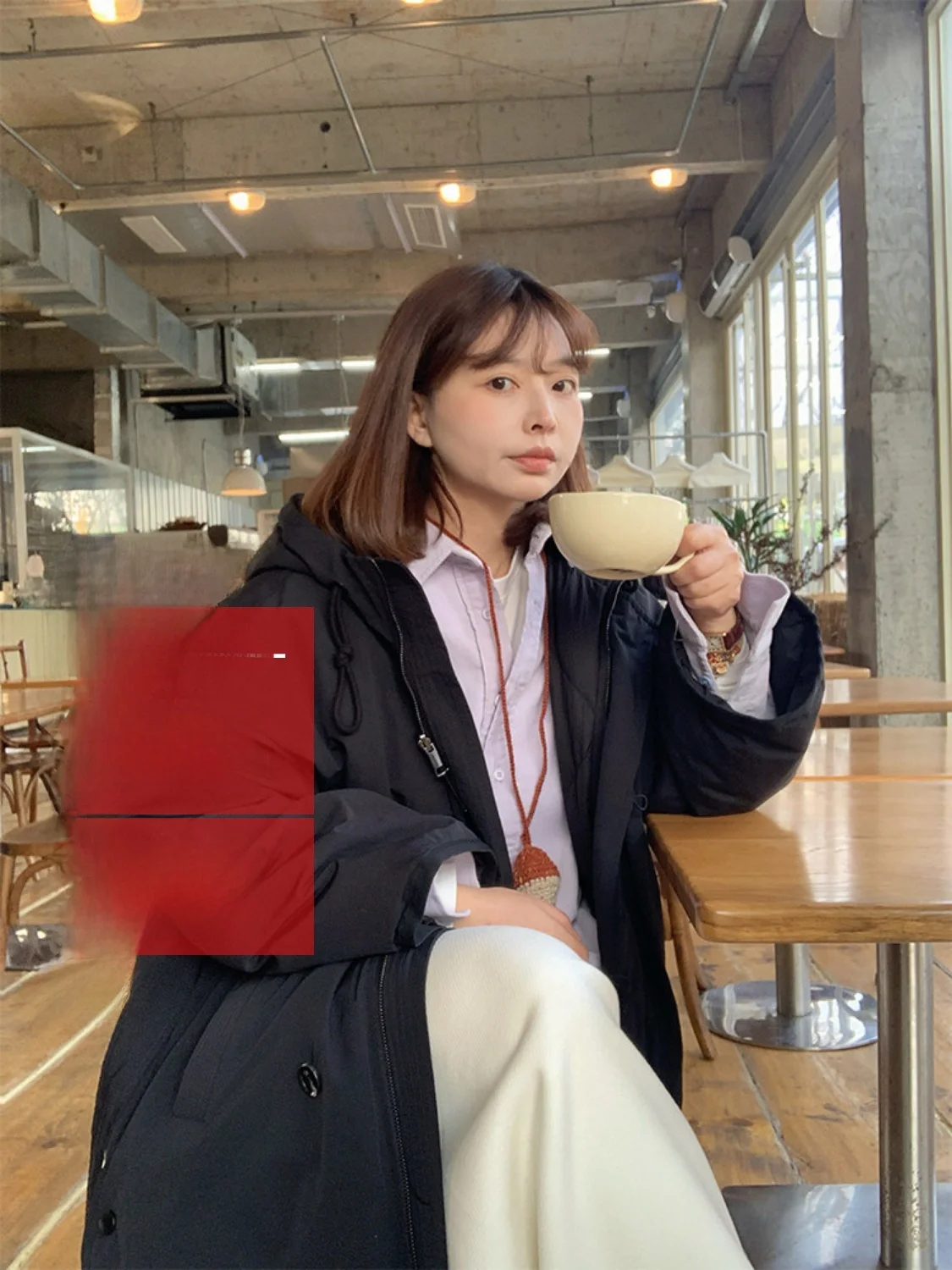 Black Loose Fit Hooded Duck down Jacket Women's Coat 333sss Double-Sided Wear Comfortable Warm Mid-Length Workwear
Black Loose Fit Hooded Duck down Jacket Women's Coat 333sss Double-Sided Wear Comfortable Warm Mid-Length Workwear