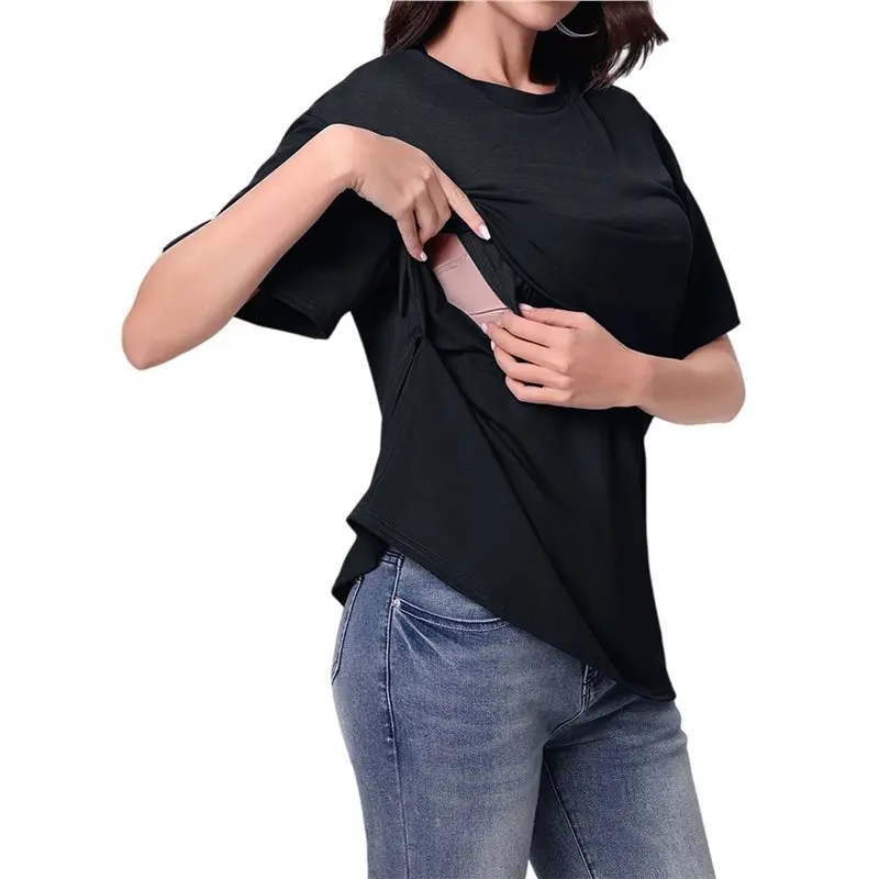 【NEW USER EXCLUSIVE】Women's Maternity Shirts Short Sleeves Tops Double Laye Breastfeeding Tees Pregnancy
【NEW USER EXCLUSIVE】Women's Maternity Shirts Short Sleeves Tops Double Laye Breastfeeding Tees Pregnancy