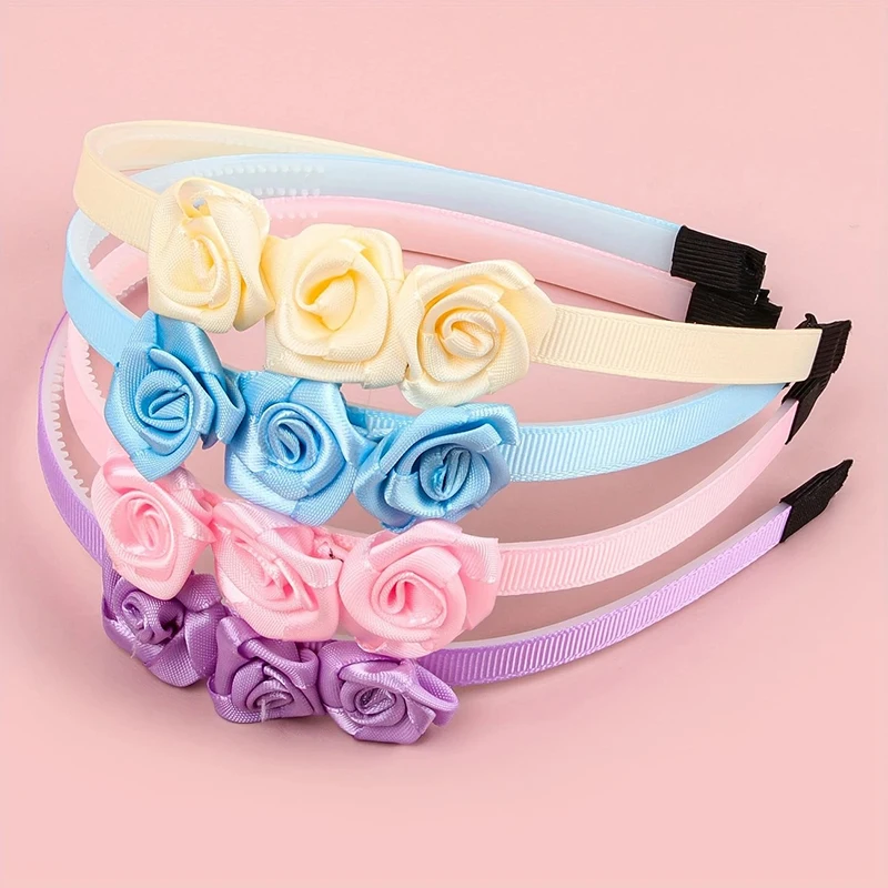 Colorful Webbing Handmade Woven Rose Flower Headband Set Plastic Hair Hoop Fashion Party Hair Accessories for Women Girls
Colorful Webbing Handmade Woven Rose Flower Headband Set Plastic Hair Hoop Fashion Party Hair Accessories for Women Girls
