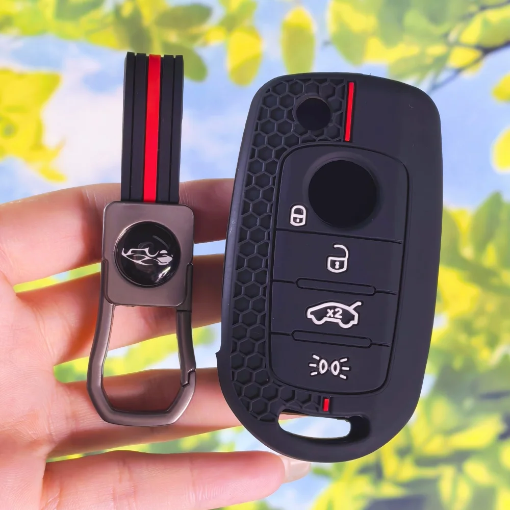 Silicone Car Flip Key Case Cover Shell For FIAT Tipo Toro Nuovo Freedom 500X Doblo Argo Grazie Cronos Egea For Dodge Neon Fob
Silicone Car Flip Key Case Cover Shell For FIAT Tipo Toro Nuovo Freedom 500X Doblo Argo Grazie Cronos Egea For Dodge Neon Fob