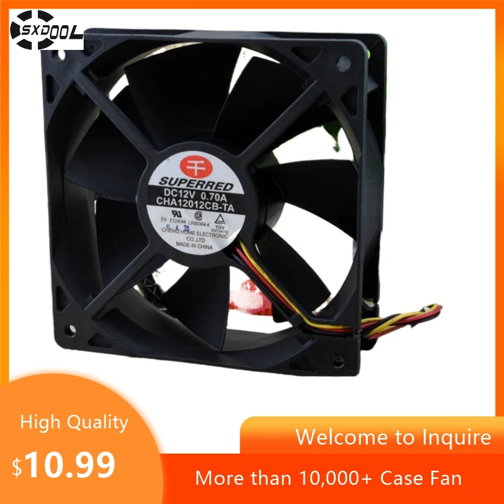 Осевой вентилятор 120 мм 12038 постоянного тока 12 В для Superred CHA12012CB-TA-F 0,70a 12038 4-проводной ШИМ-охлаждение
Осевой вентилятор 120 мм 12038 постоянного тока 12 В для Superred CHA12012CB-TA-F 0,70a 12038 4-проводной ШИМ-охлаждение