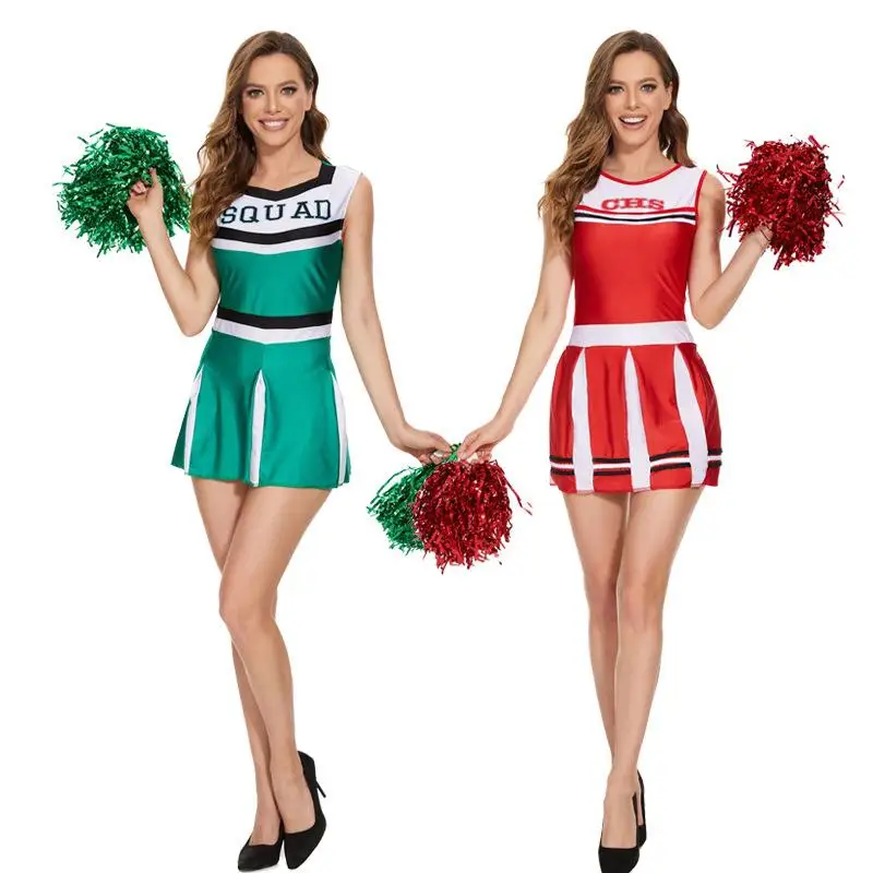 Ladies' Stage Performance Cheerleading Uniform Hand Flower Costume Women's Performance Outfit Team Spirit Fashionable Design
Ladies' Stage Performance Cheerleading Uniform Hand Flower Costume Women's Performance Outfit Team Spirit Fashionable Design