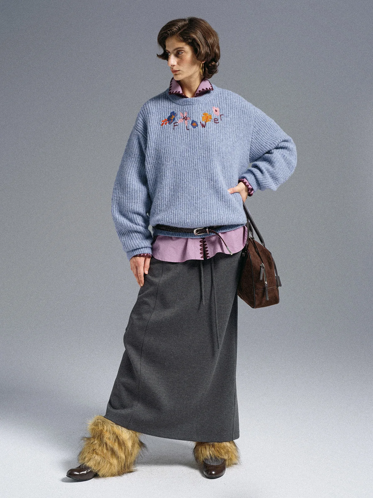 Чистый винтажный свитер с тяжелой вышивкой и цветком, круглый вязаный шерстяной женский модный теплый длинный зимний топ све
Чистый винтажный свитер с тяжелой вышивкой и цветком, круглый вязаный шерстяной женский модный теплый длинный зимний топ све