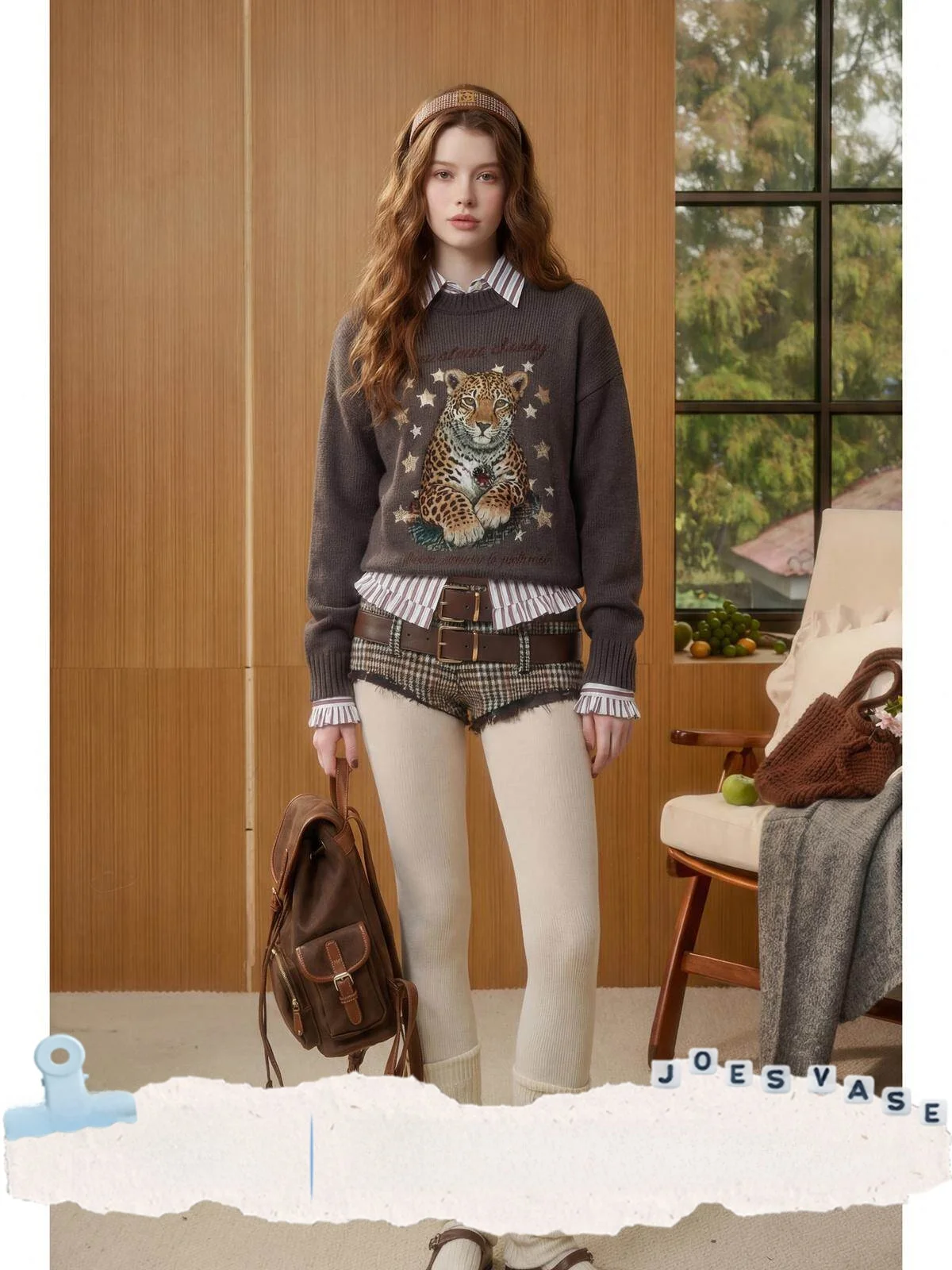 Loose ey Knitted Sweater Women's Spring New Sle And Flower Vase ×LAB Wild Color Hole Middle-aged Women's Faion
Loose ey Knitted Sweater Women's Spring New Sle And Flower Vase ×LAB Wild Color Hole Middle-aged Women's Faion