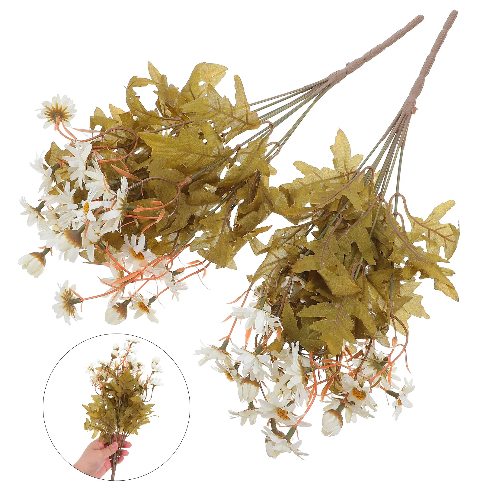 2Pcs Realistic Artificial Chrysanthemum Bouquet Faux Daisy Flowers for Centerpieces Dining Room Decor Photo Shoot
2Pcs Realistic Artificial Chrysanthemum Bouquet Faux Daisy Flowers for Centerpieces Dining Room Decor Photo Shoot