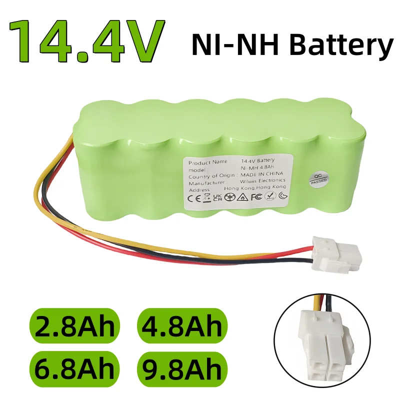 14.4V 100% original nickel hydrogen battery suitable for SR/VRR series vacuum cleaner VF5000SR8845 SR8855 VCR8845 VCR8730 9.8Ah
14.4V 100% original nickel hydrogen battery suitable for SR/VRR series vacuum cleaner VF5000SR8845 SR8855 VCR8845 VCR8730 9.8Ah