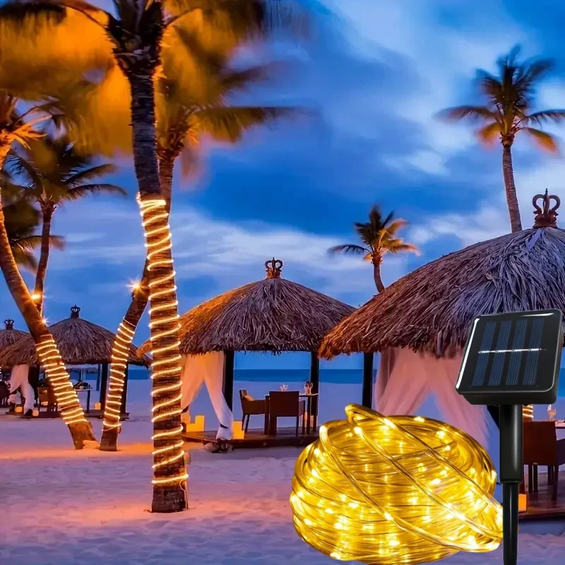 Солнечные светодиодные веревочные фонари, сказочная трубка, гирлянда, уличные водонепроницаемые газонные лампы, 8 режимов для дома, сада, патио, свадебное украшение на крышу
Солнечные светодиодные веревочные фонари, сказочная трубка, гирлянда, уличные водонепроницаемые газонные лампы, 8 режимов для дома, сада, патио, свадебное украшение на крышу