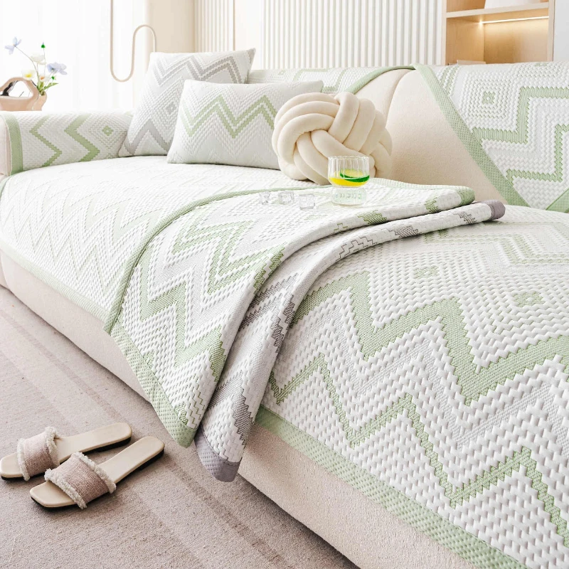 Summer Ice Silk Sofa Towel Cooling Feel Universal Sofa Cover Non-slip Breathable L Shaped Sofas mat for Living Room 1/2/3seat
Summer Ice Silk Sofa Towel Cooling Feel Universal Sofa Cover Non-slip Breathable L Shaped Sofas mat for Living Room 1/2/3seat