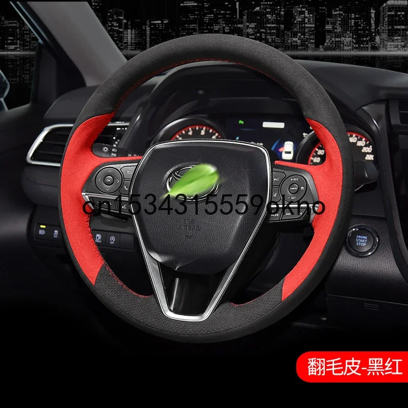 Чехол на руль автомобиля для Toyota Camry Corolla LEVIN Avalon, аксессуары для интерьера, кожа «сделай сам»
Чехол на руль автомобиля для Toyota Camry Corolla LEVIN Avalon, аксессуары для интерьера, кожа «сделай сам»