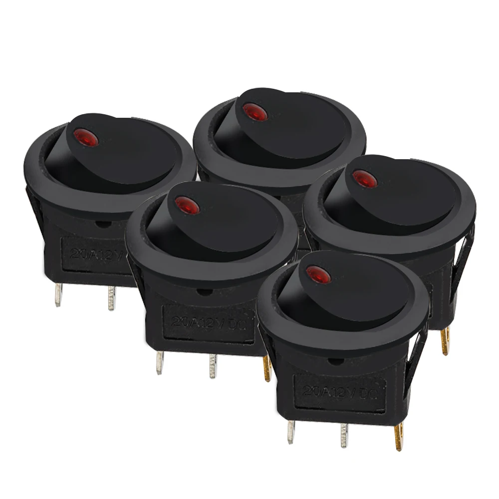 Люминесцентные тумблеры 12 В ВКЛ/ВЫКЛ 5 шт./компл. светодиодный светильник водонепроницаемый круглый кулисный точечный переключатель автомобильный кнопочный переключатель
Люминесцентные тумблеры 12 В ВКЛ/ВЫКЛ 5 шт./компл. светодиодный светильник водонепроницаемый круглый кулисный точечный переключатель автомобильный кнопочный переключатель