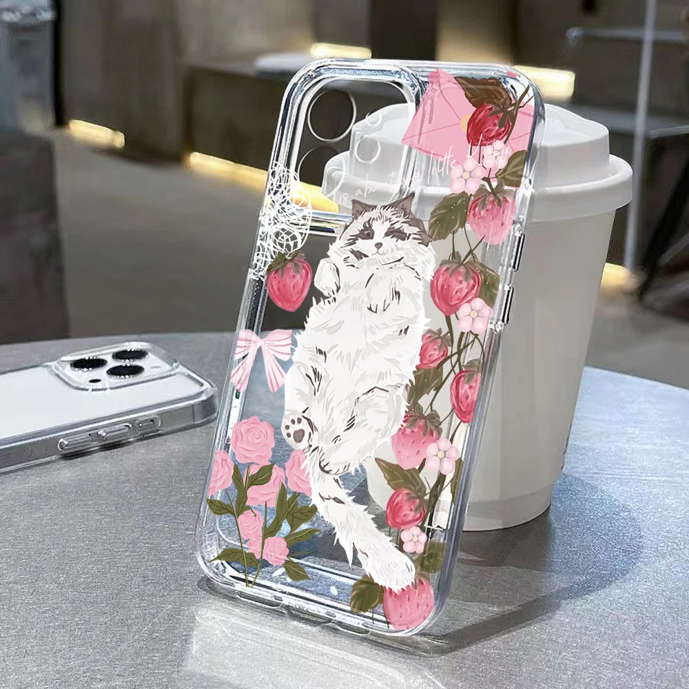 Cute Cat Envelope Strawberry Rose Floral Phone Case For Poco X6 X5 X3 M6 Pro Xiaomi Redmi Note 13 Pro 12 11 10 9 14C Back Cover
Cute Cat Envelope Strawberry Rose Floral Phone Case For Poco X6 X5 X3 M6 Pro Xiaomi Redmi Note 13 Pro 12 11 10 9 14C Back Cover